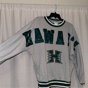 University of Hawaii X Victorias Secret Pink oversized sweatshirt